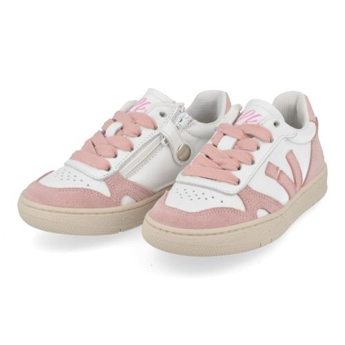 Luca sneakers roze Meisjes ( - witte sneaker 2481) - Junior Steps