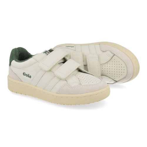 Gola sneakers ecru  ( - off white sneaker met velcrosluitingcka530) - Junior Steps